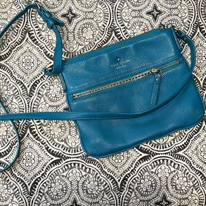 Kate Spade crossbody in beautiful bright turquoise